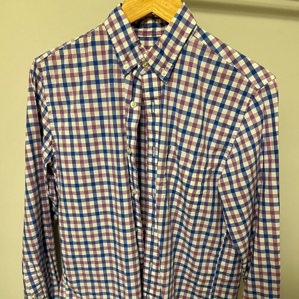 Purple/Blue Mens Jcrew Shirt